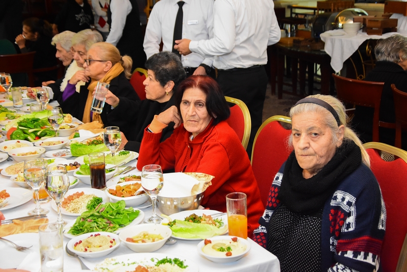 Hilton Beirut Metropolitan Palace's Christmas lunch for the elderly people